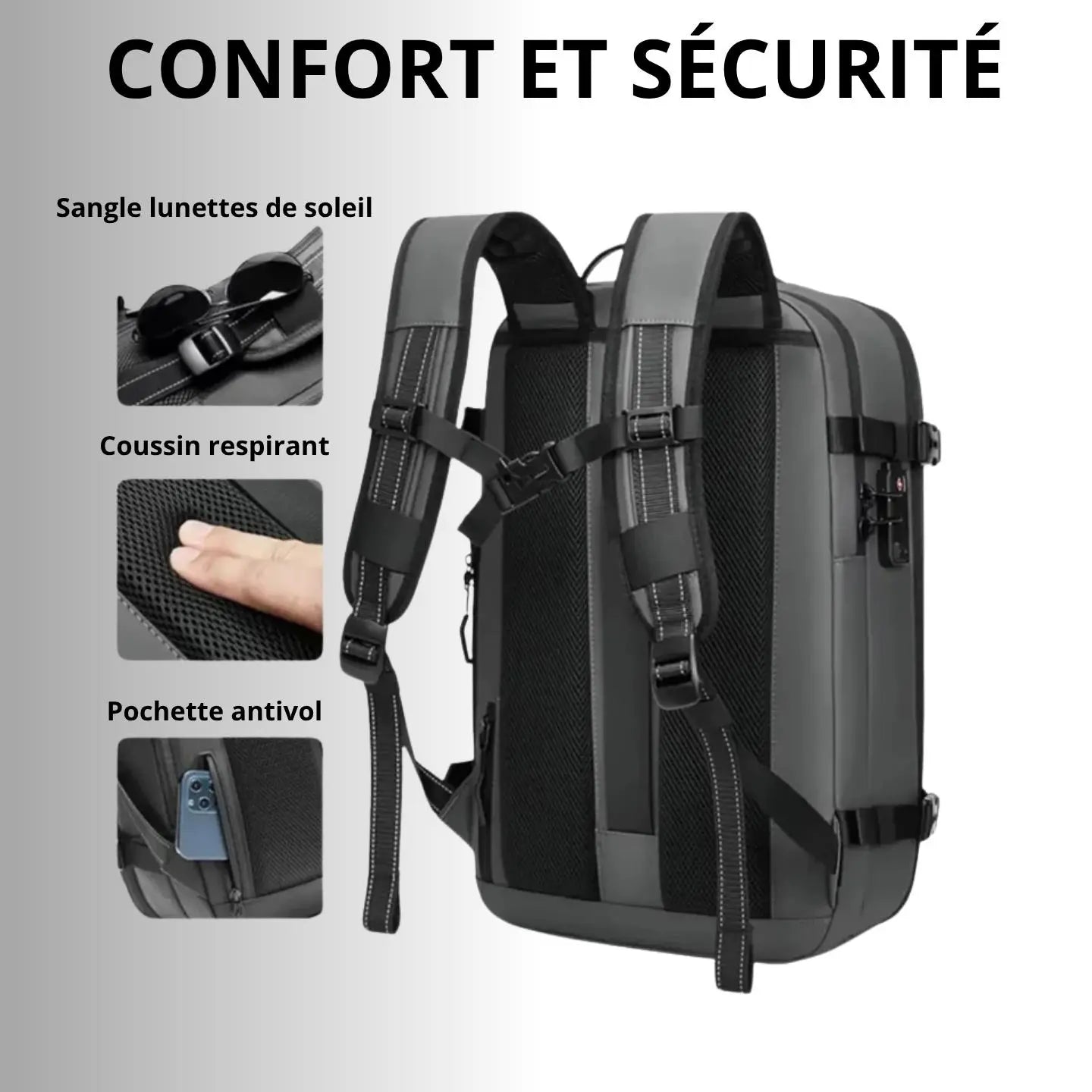 Bagage cabine à compression sous vide Le voyageur pratik
