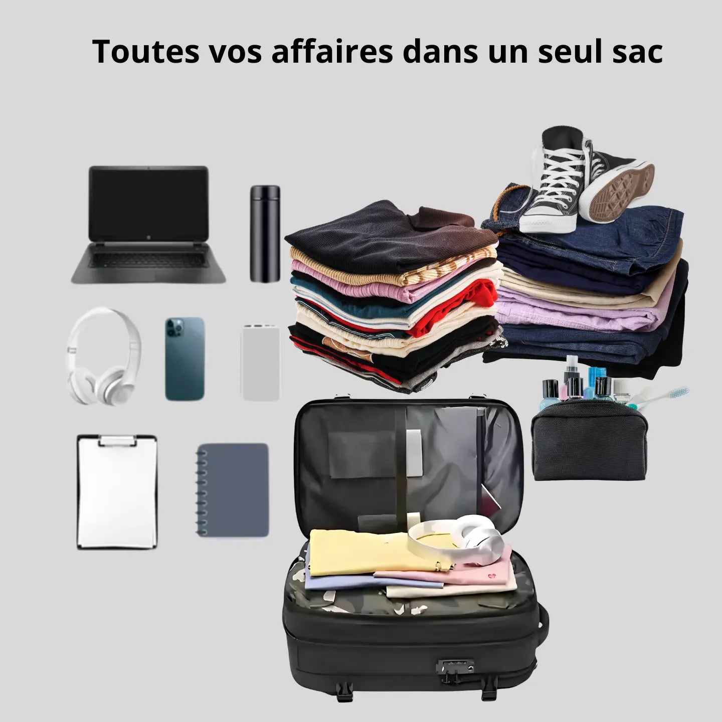 Bagage cabine à compression sous vide Le voyageur pratik