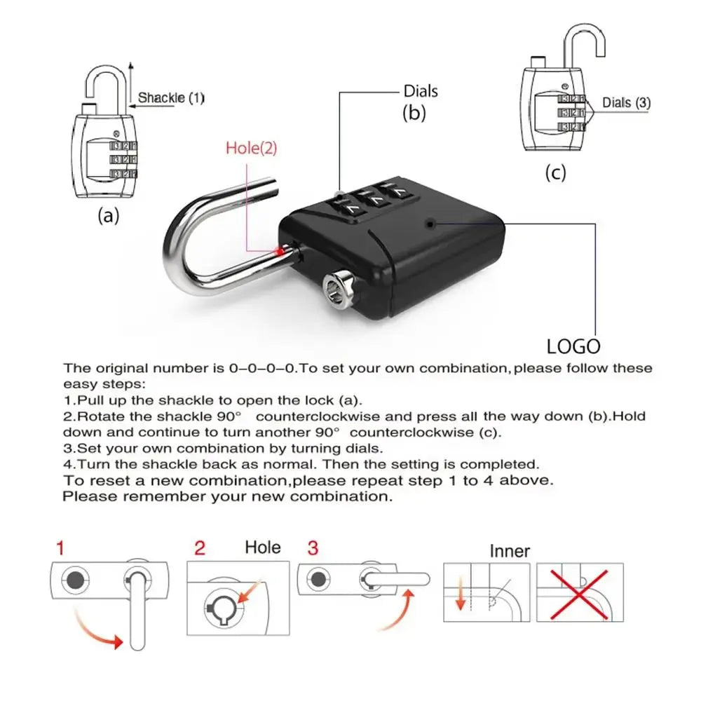 Cadenas valise Le voyageur pratik