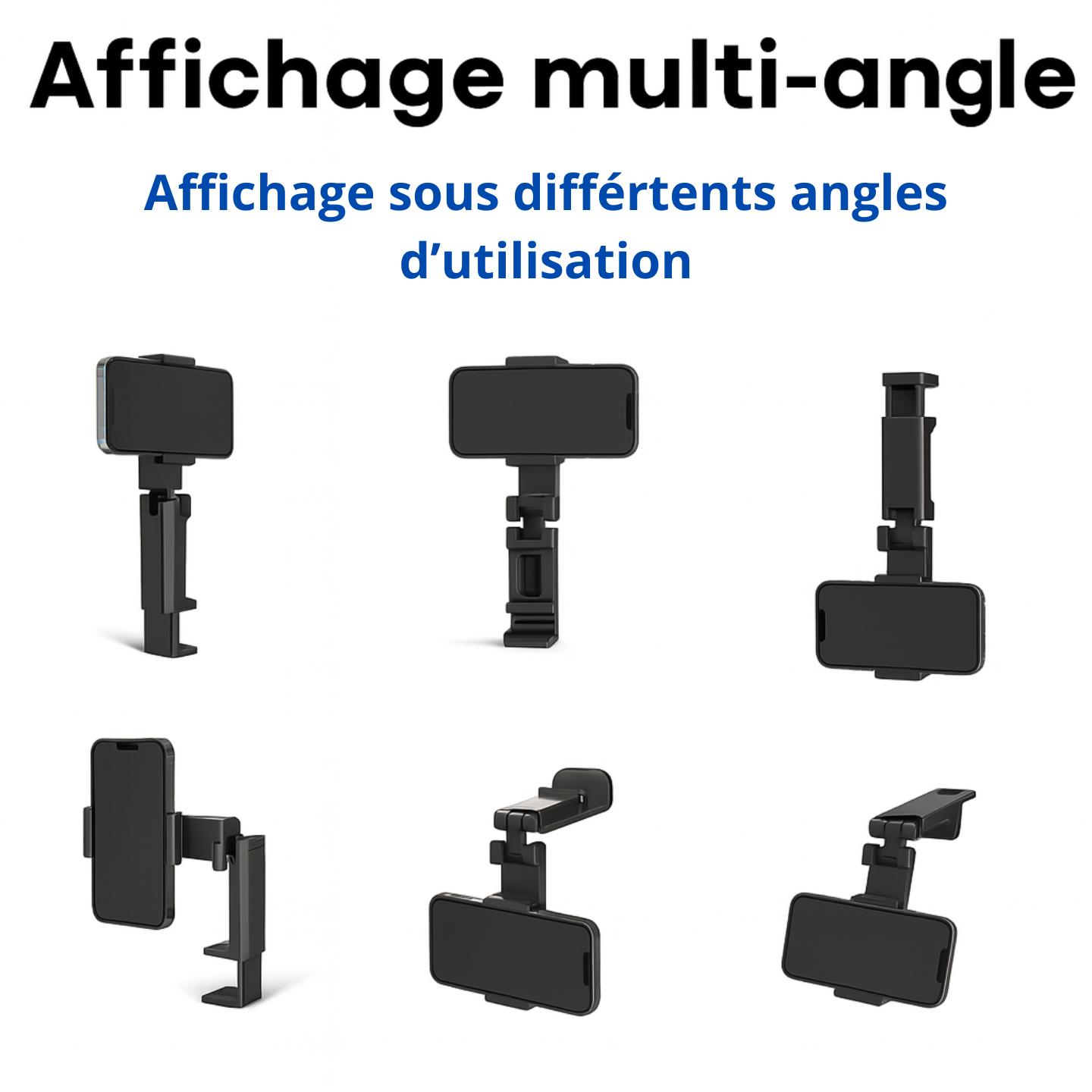 Support de téléphone pour avion - train-bureau Le voyageur pratik