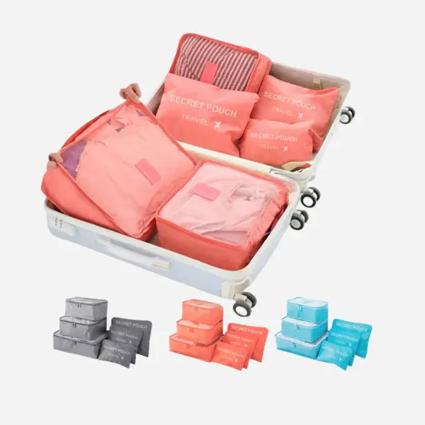 Ensemble 6 pièces organisateur Le voyageur pratik