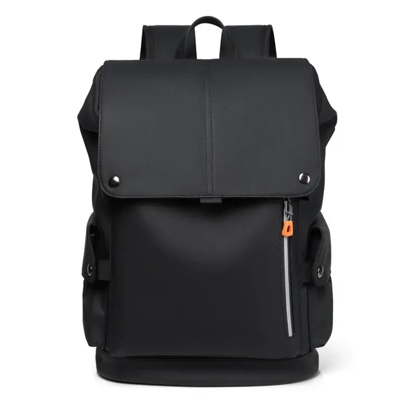 High Quality PU Leather Waterproof Men's Laptop Backpack Large Computer Backpack for Business Urban Man Backpack USB Charging Le voyageur pratik