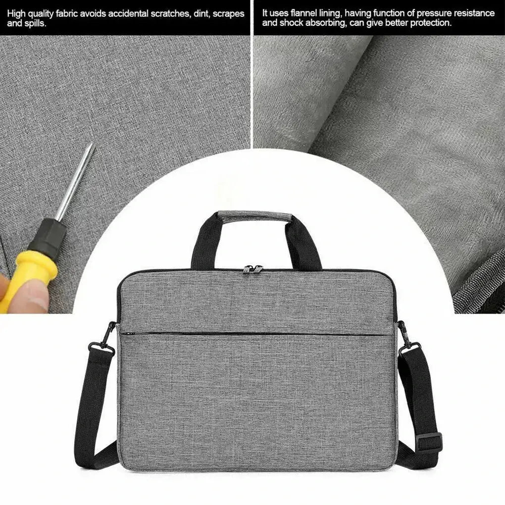 Laptop Bags Carrying Case for 15-16 inch Laptop and Tablet Shoulder Strap Durable Water-Repellent Fabric Business Casual School Le voyageur pratik