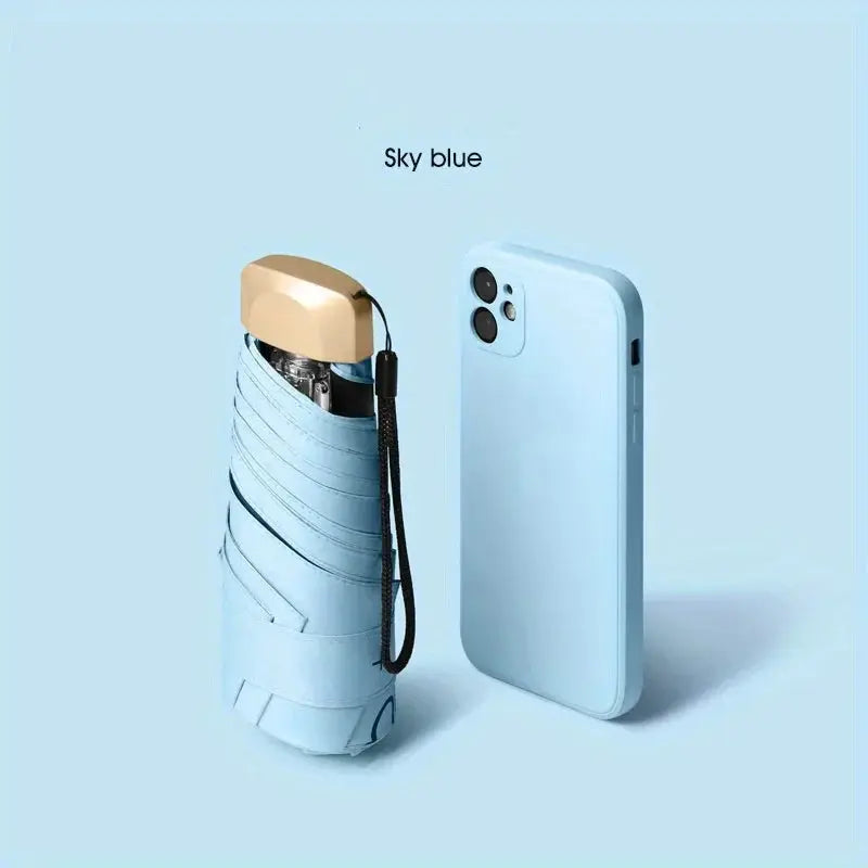 Mini Parapluie Pliant Ultraléger , Protection UV. Le voyageur pratik