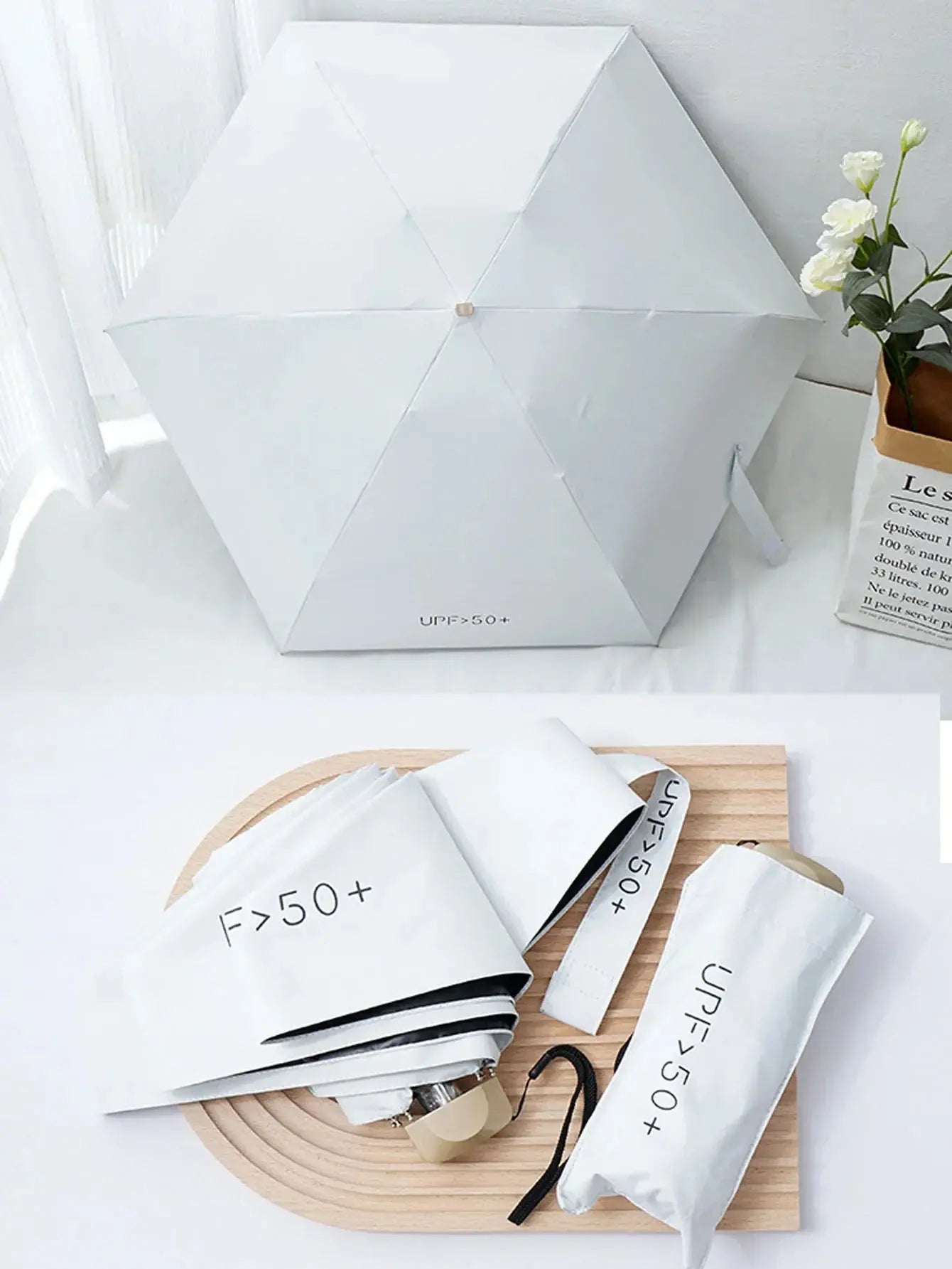 Mini Parapluie Pliant Ultraléger , Protection UV. Le voyageur pratik