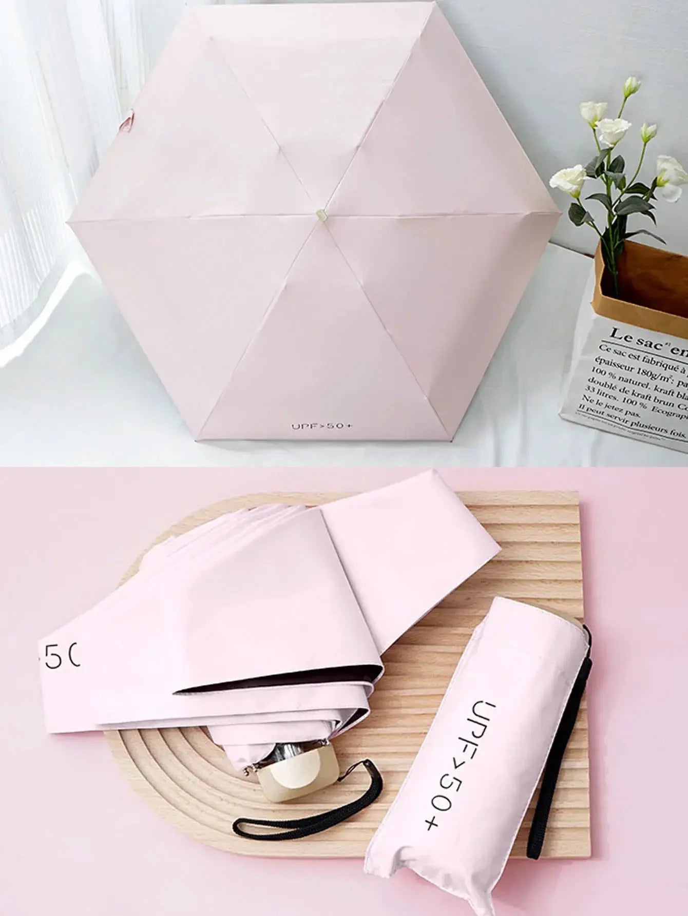 Mini Parapluie Pliant Ultraléger , Protection UV. Le voyageur pratik