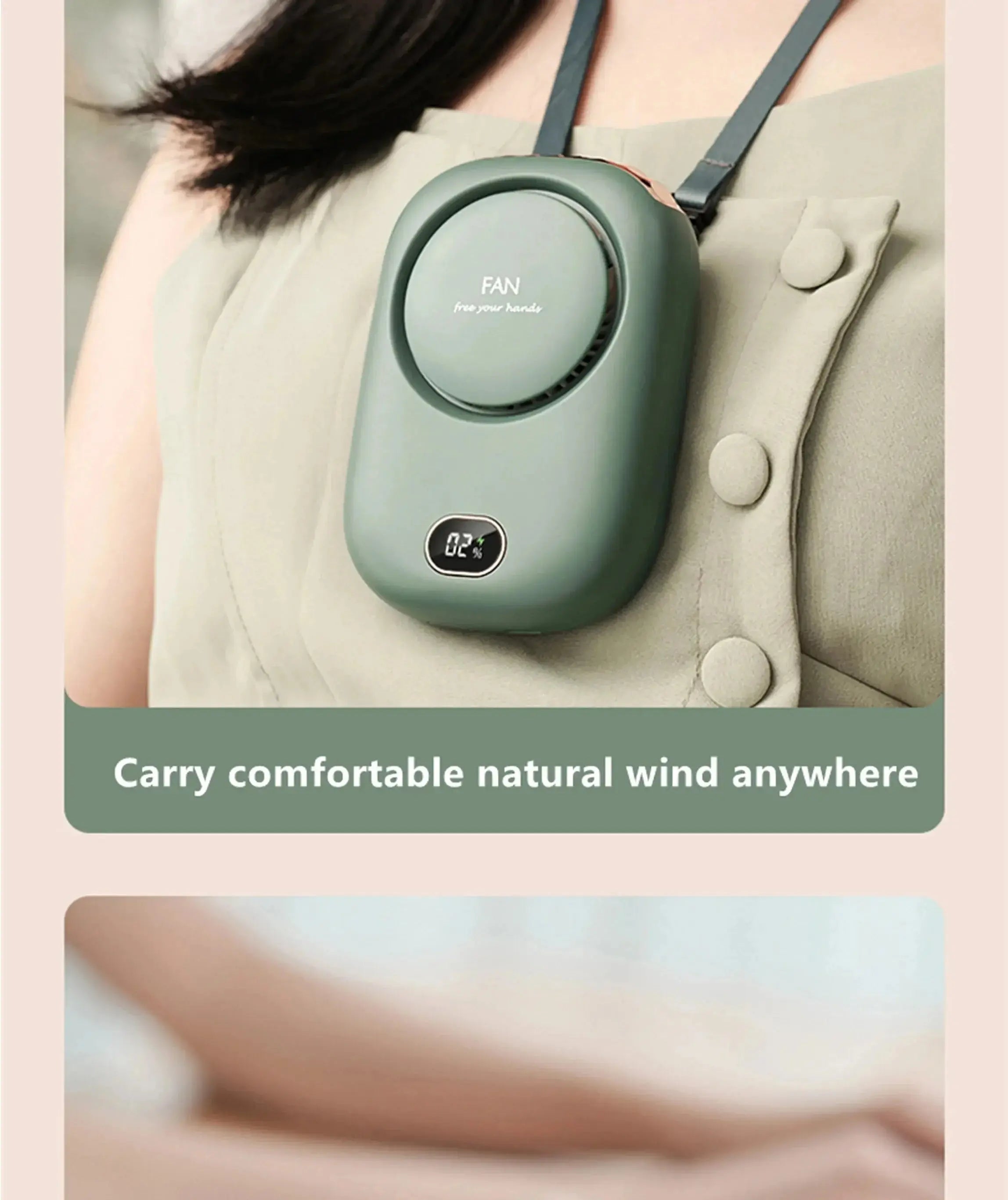 Mini ventilateur collier Le voyageur pratik