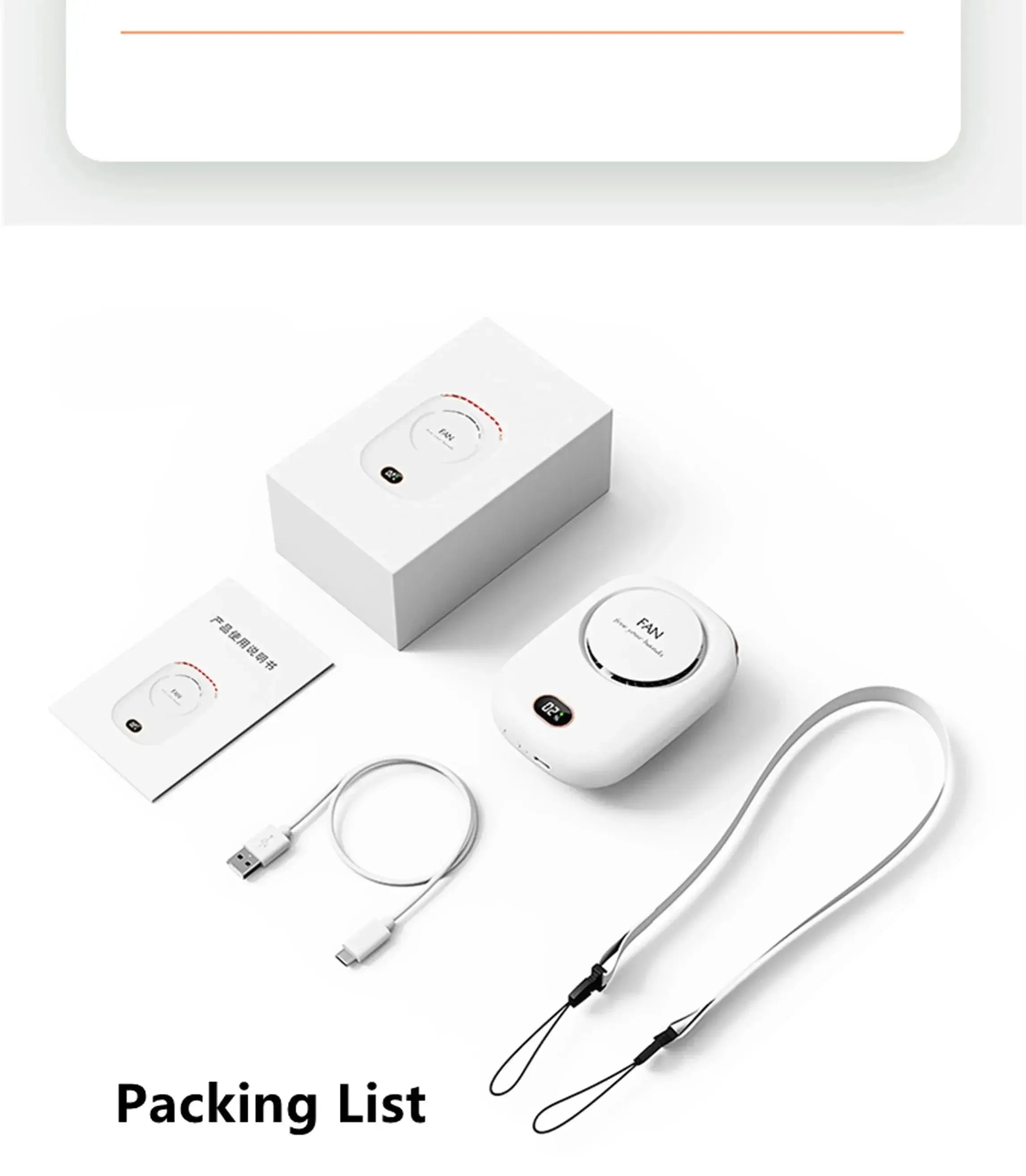 Mini ventilateur collier Le voyageur pratik