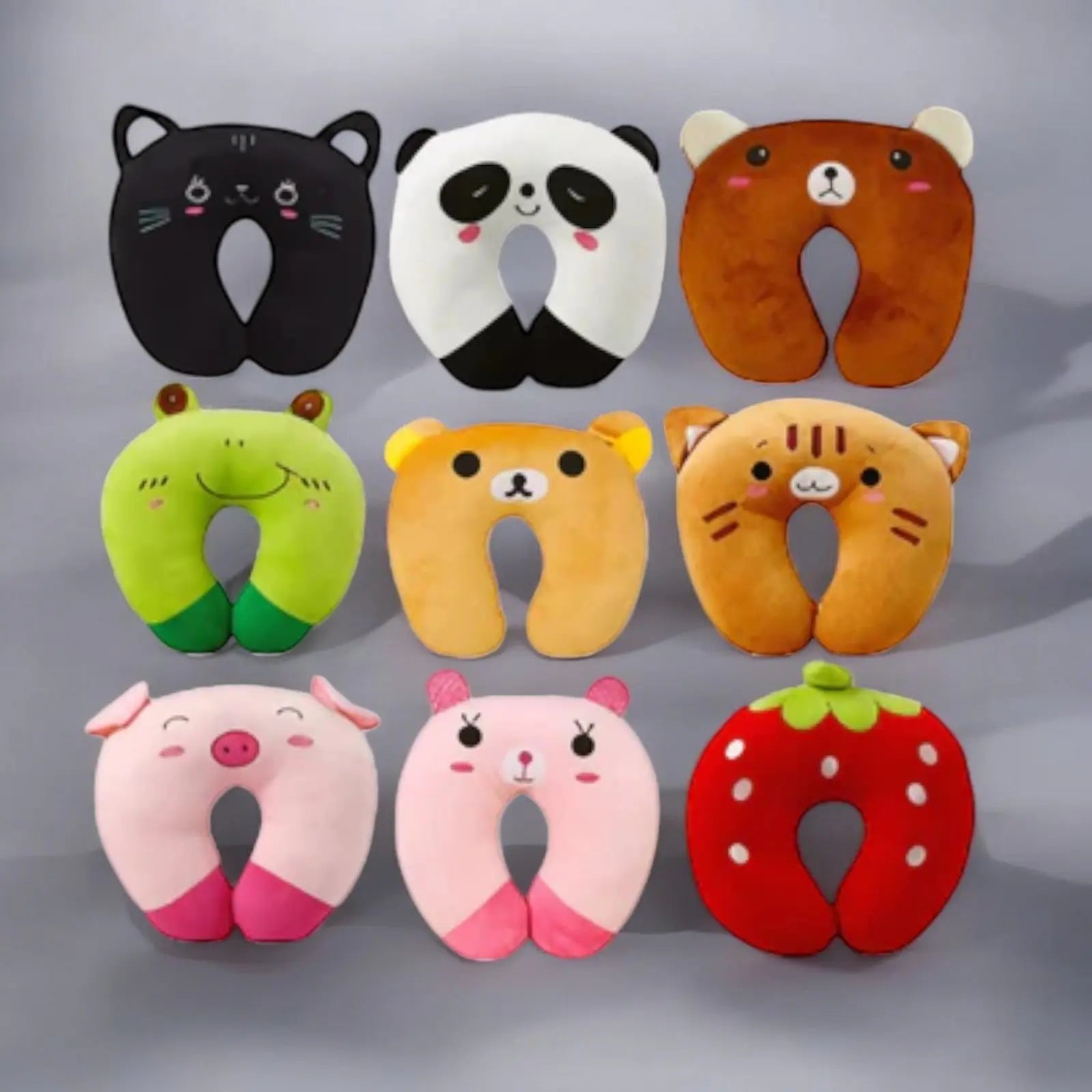 Oreiller tour de coup animaux Le voyageur pratik