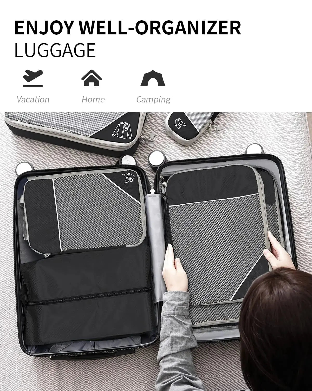 Organisateur de valise Le voyageur pratik