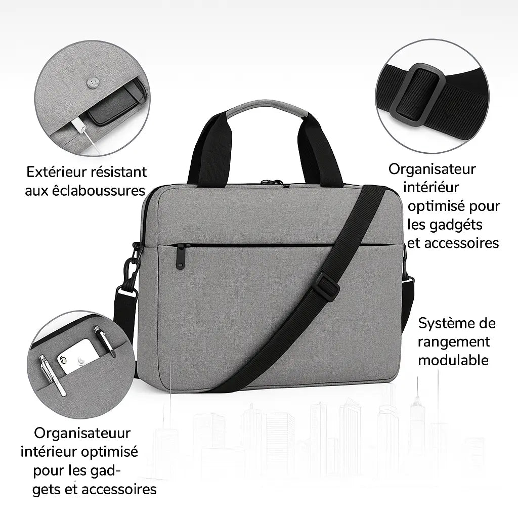 Pochette ordinateur portable Le voyageur pratik