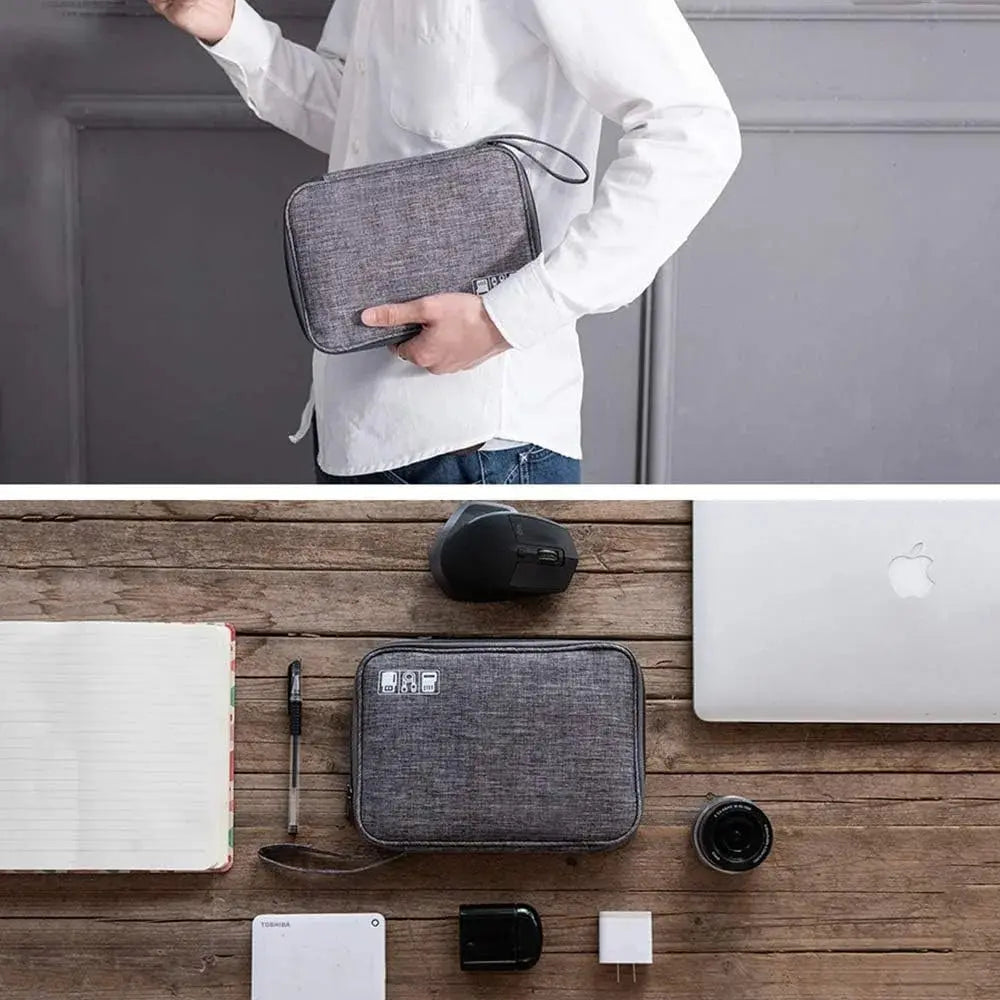 Pochette organiseur câble. Le voyageur pratik
