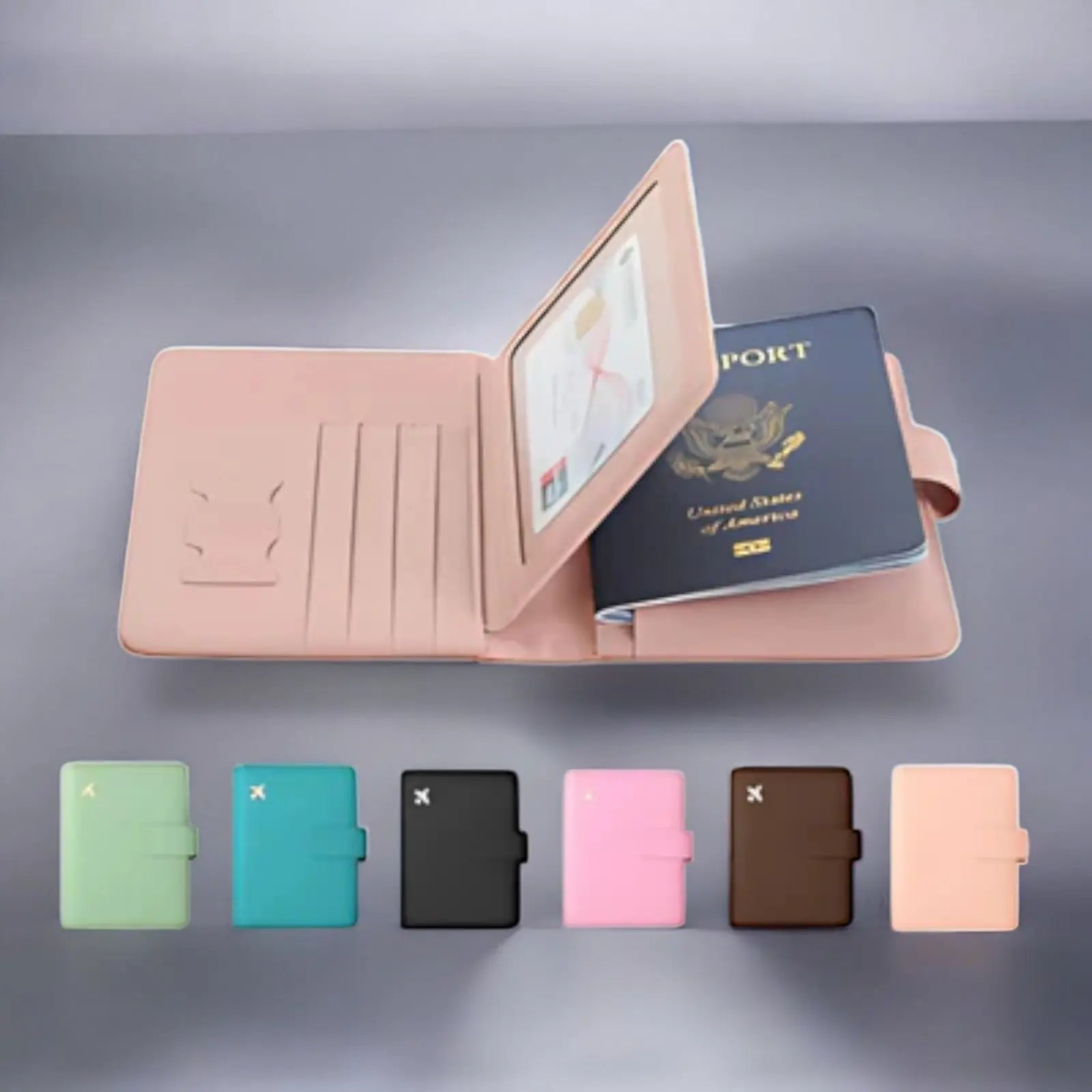 Protège passeport , porte cartes Le voyageur pratik