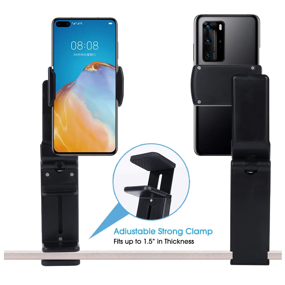 Support de téléphone pour avion, Clip Portable de voyage, siège de Train, Support de bureau pliable pour iPhone Samsung Google Mi Le voyageur pratik