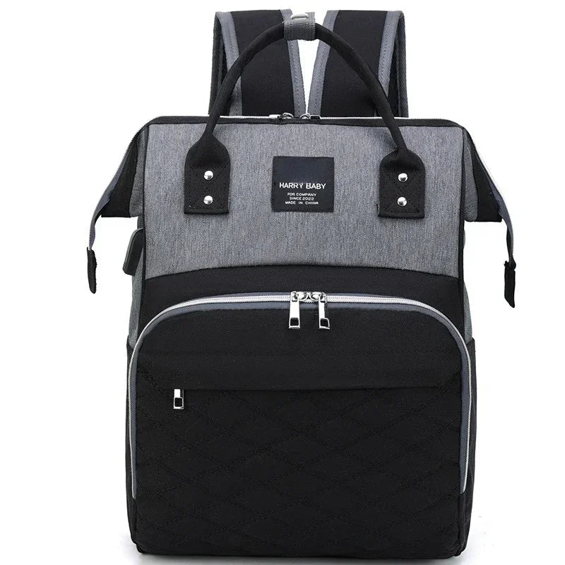 Mommy Diaper Bags Baby Stroller Hanging Bag Mother Large Capacity Nappy Backpacks with Changing Mat Convenient Baby Nursing Bags Le voyageur pratik