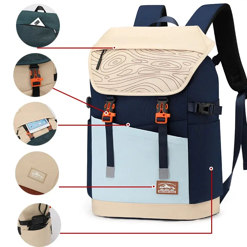 Sac à dos grande capacité Le voyageur pratik