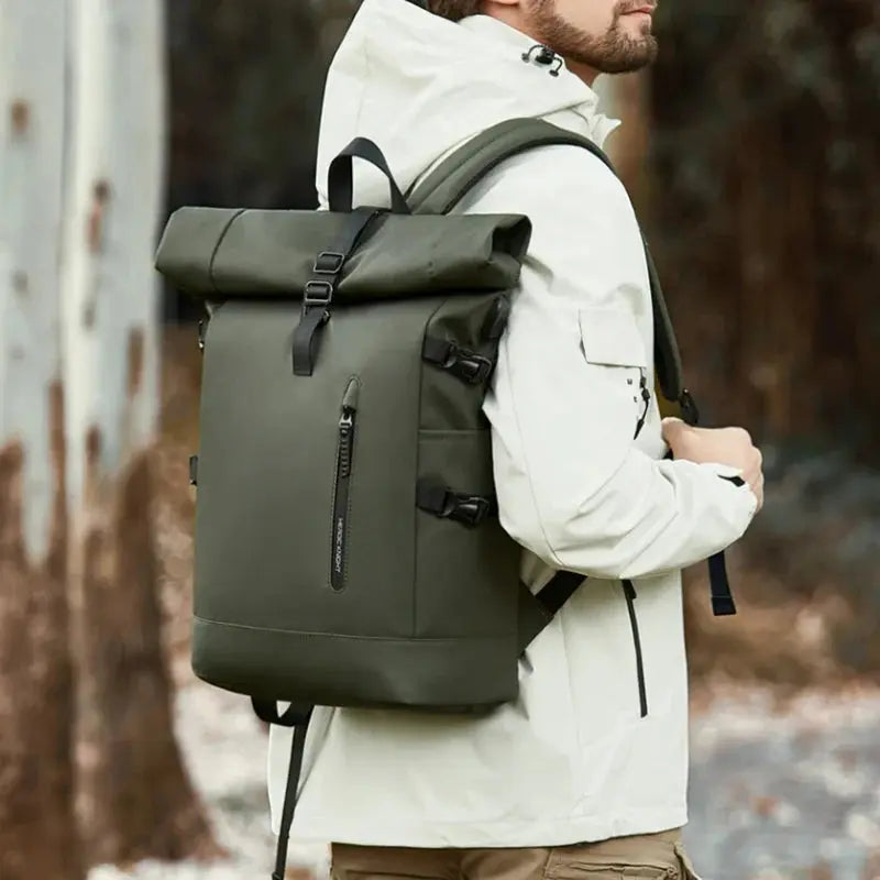 Sac à dos roll top impermeable Le voyageur pratik