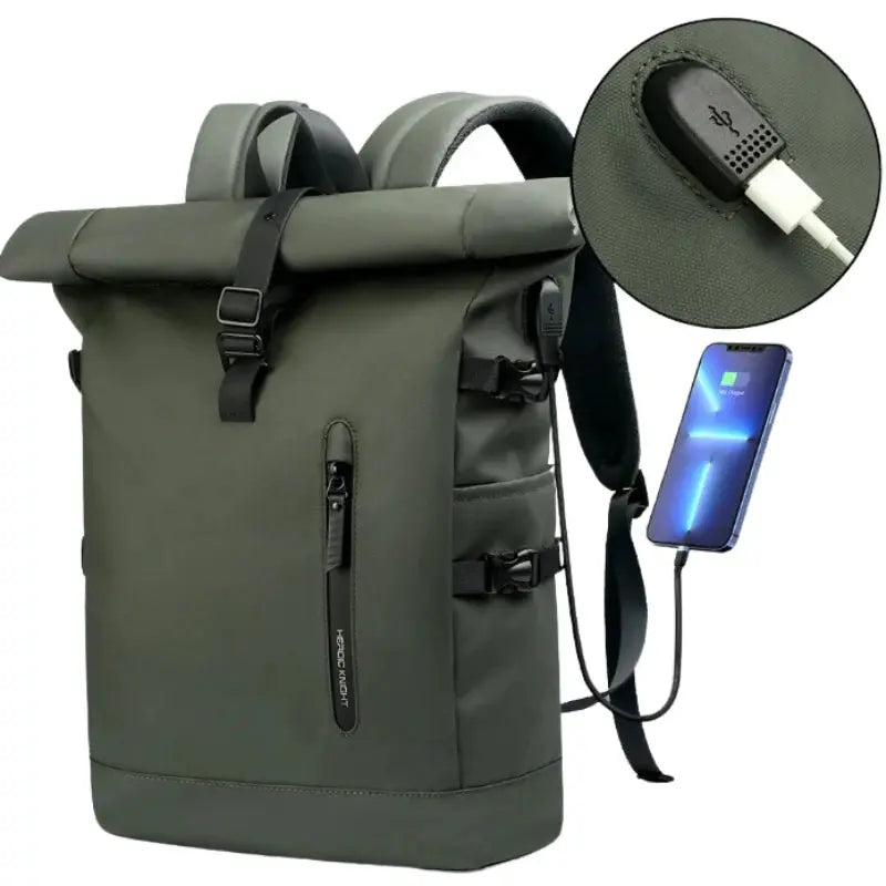 Sac à dos roll top impermeable Le voyageur pratik