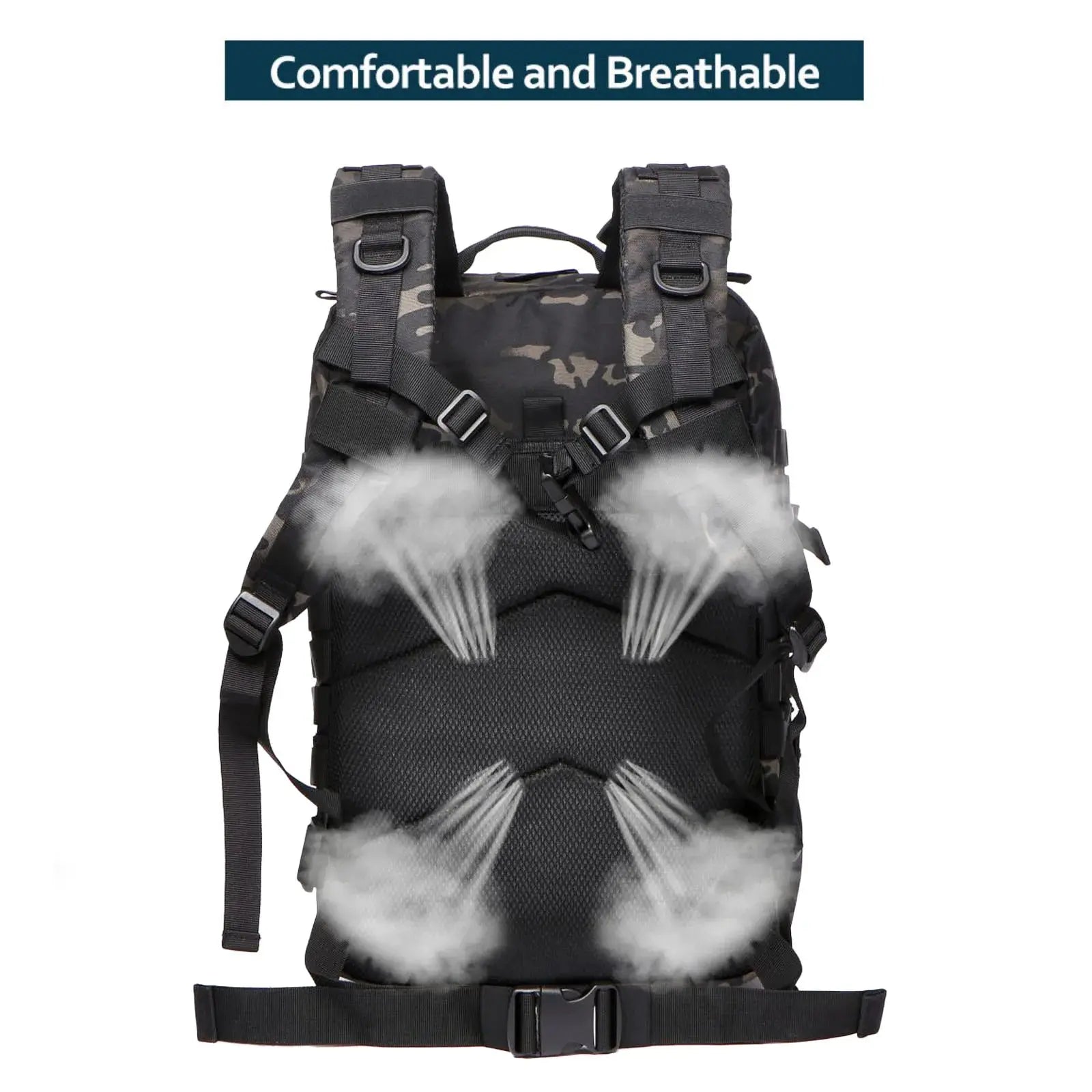 Sac à dos tactique 25L-50L Le voyageur pratik