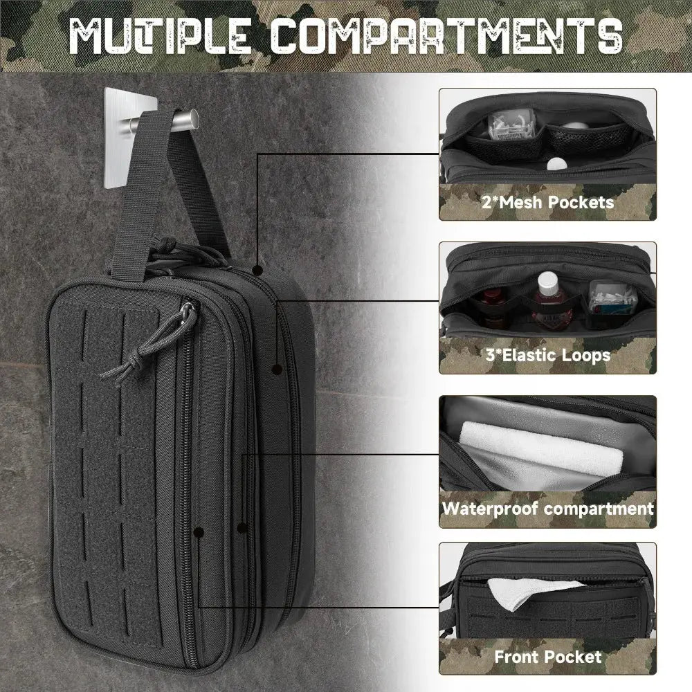 Sac de toilette tactique Le voyageur pratik