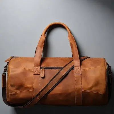 Sac de voyage cuir Le voyageur pratik