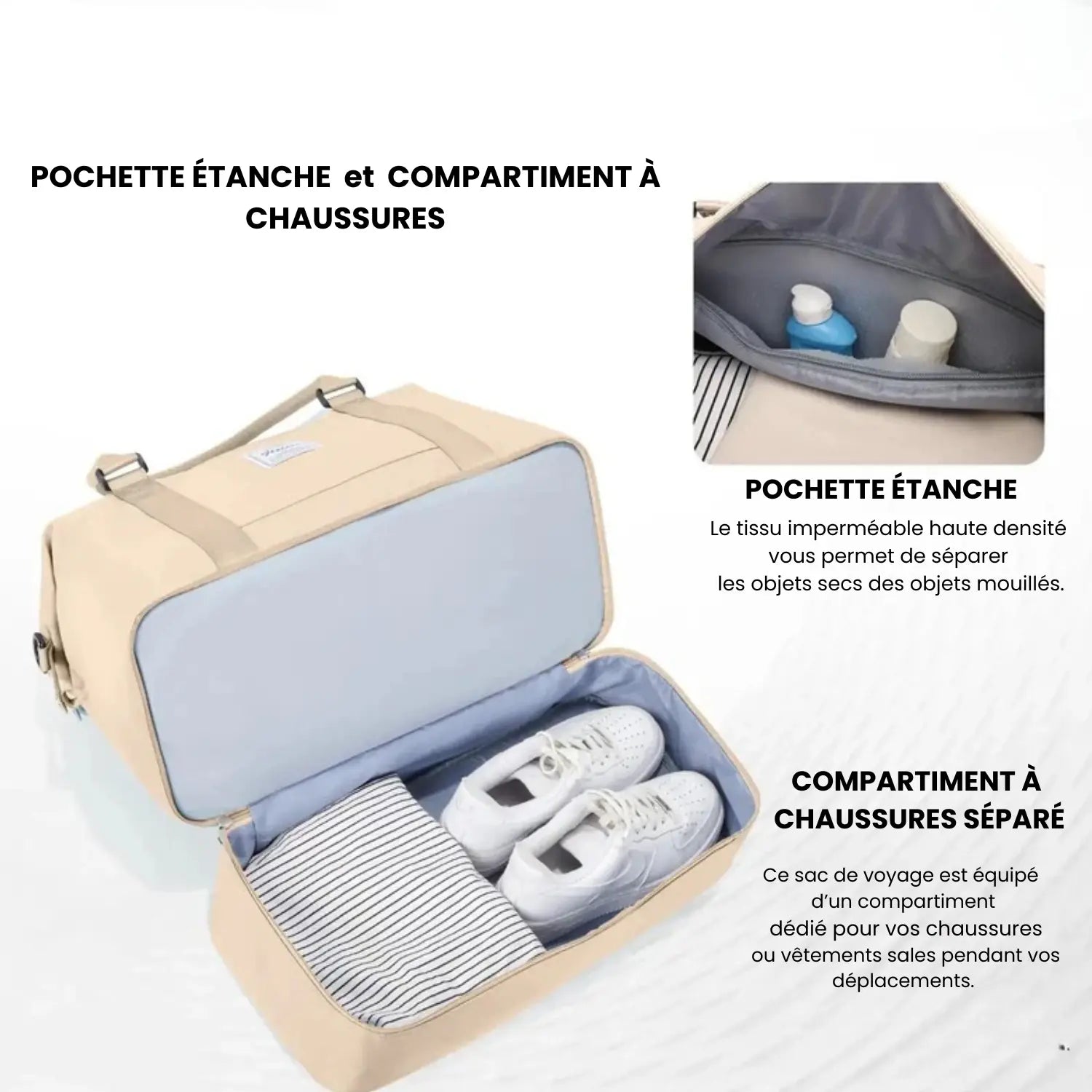 Sac de voyage élégant Zamalek Le voyageur pratik