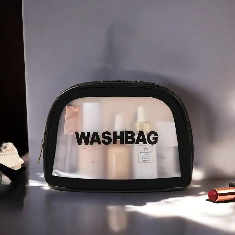 Women Portable Travel Wash Bag Female Transparent Waterproof Makeup Storage Pouch Large Capacity Cosmetic Organizer Beauty Case Le voyageur pratik