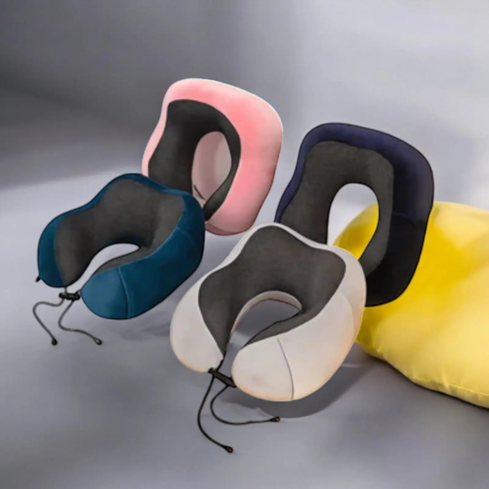 oreiller de voyage  à mémoire de forme Le voyageur pratik