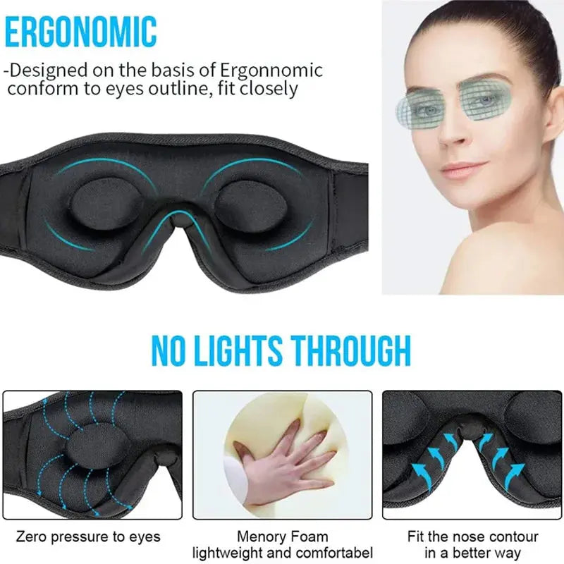 Masque sommeil Bluetooth Le voyageur pratik