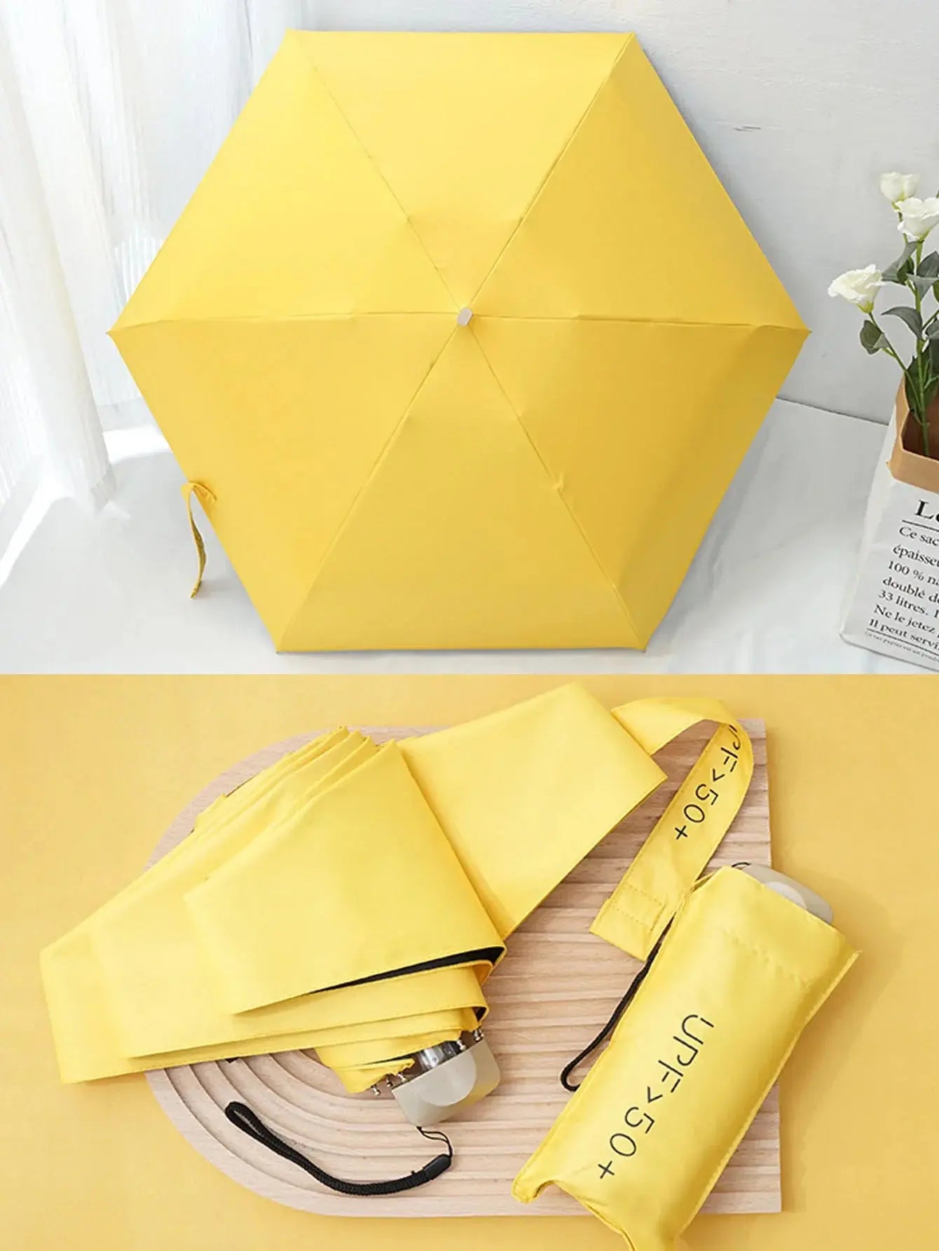 Mini Parapluie Pliant Ultraléger ,  Protection UV. Le voyageur pratik