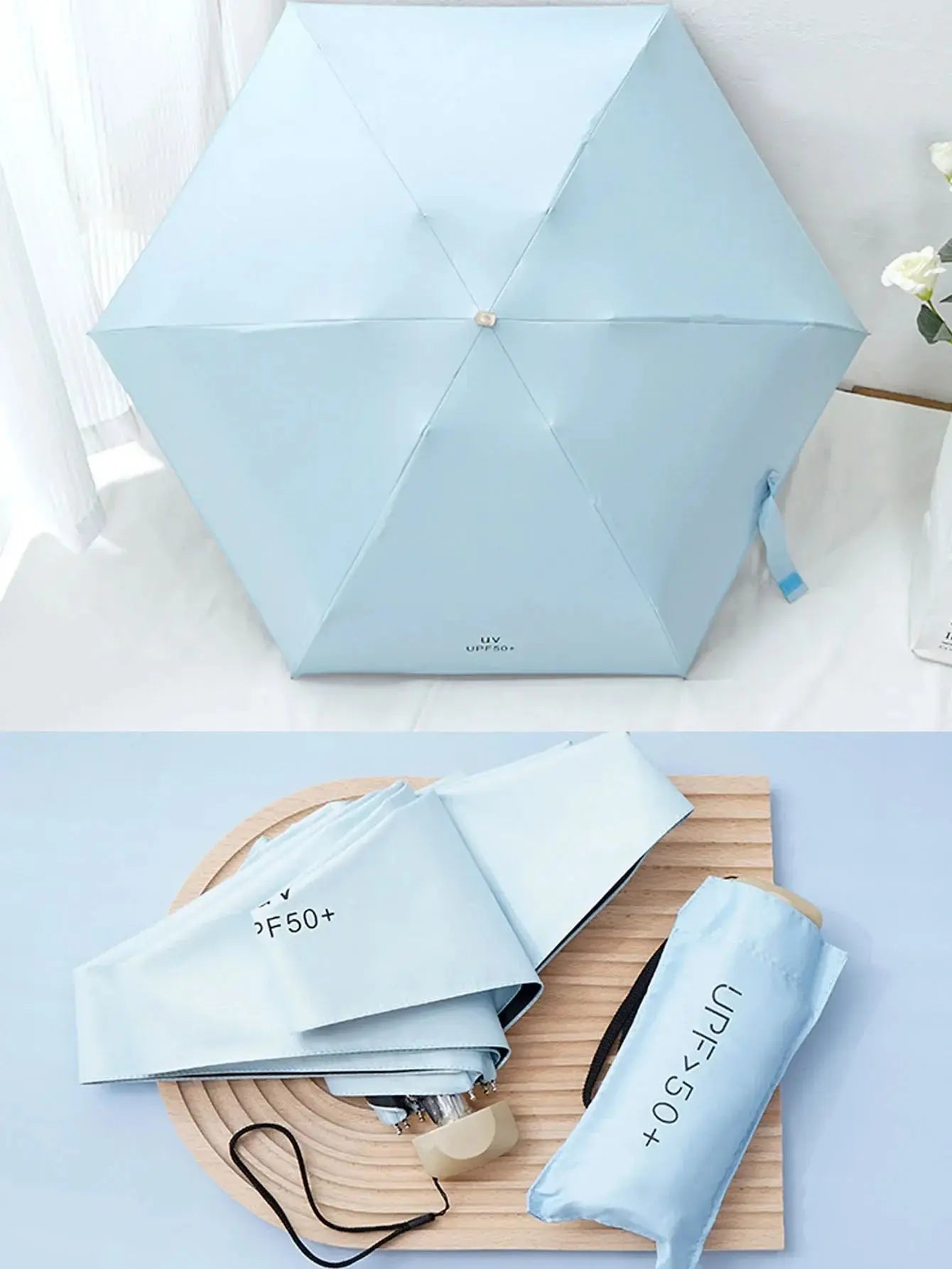 Mini Parapluie Pliant Ultraléger ,  Protection UV. Le voyageur pratik