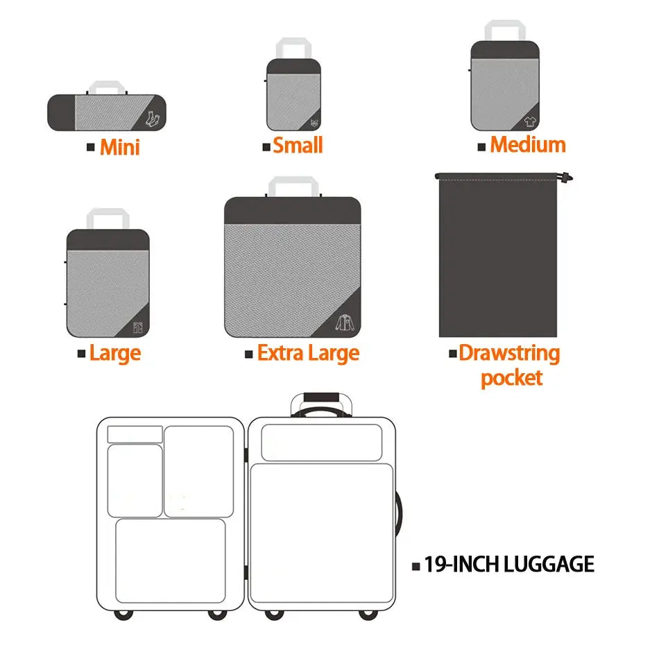 Organisateur de valise Le voyageur pratik