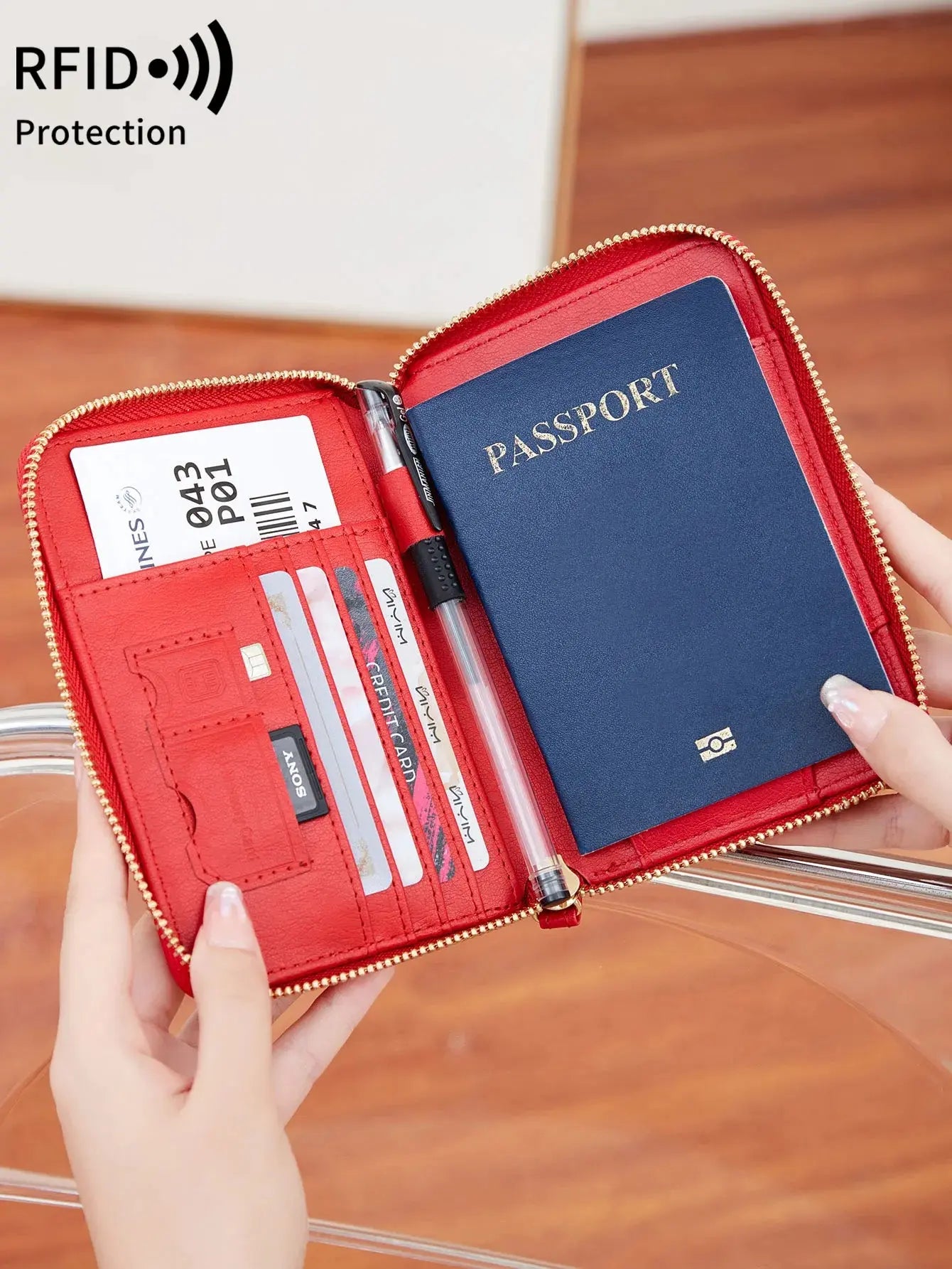 Pochette de voyage anti-espion Le voyageur pratik