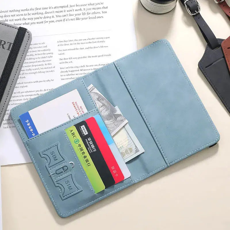 Protège cartes et  passeport RFID Le voyageur pratik