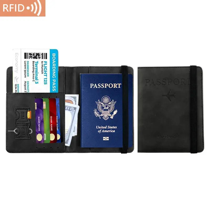 Protège cartes et  passeport RFID Le voyageur pratik