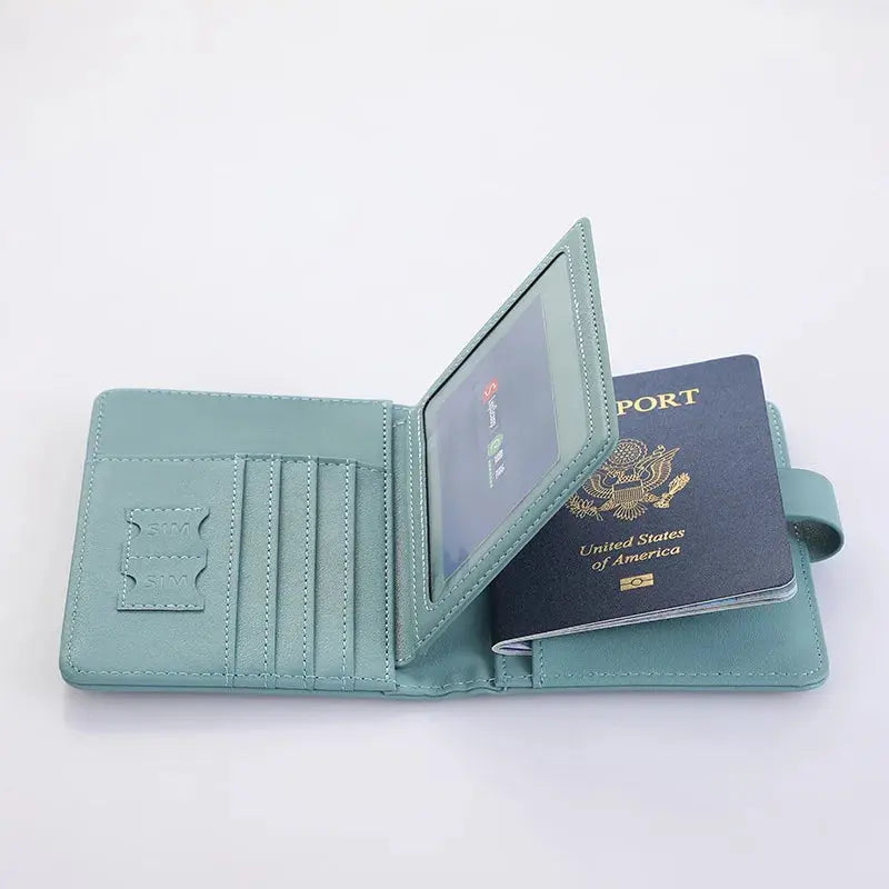 Protège passeport , porte cartes Le voyageur pratik