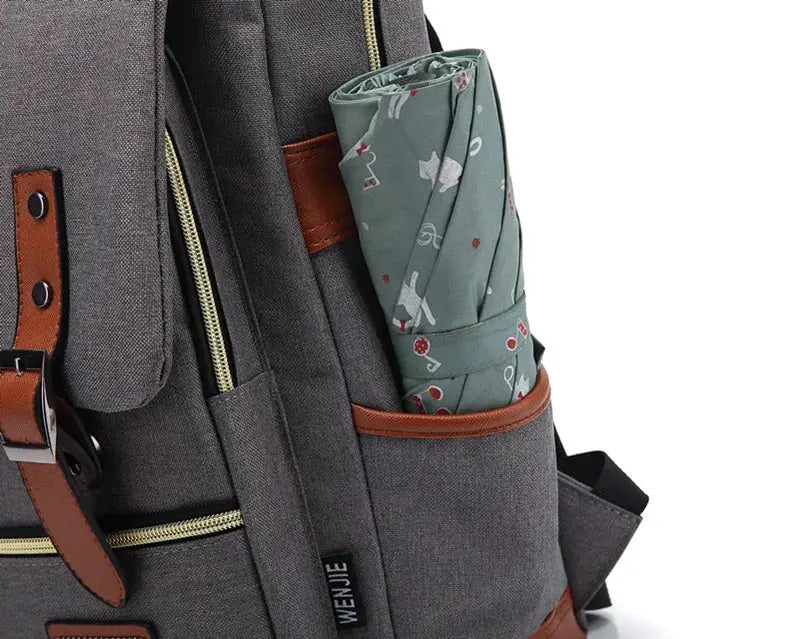 Sac à dos Vintage Unisex Oxford Le voyageur pratik