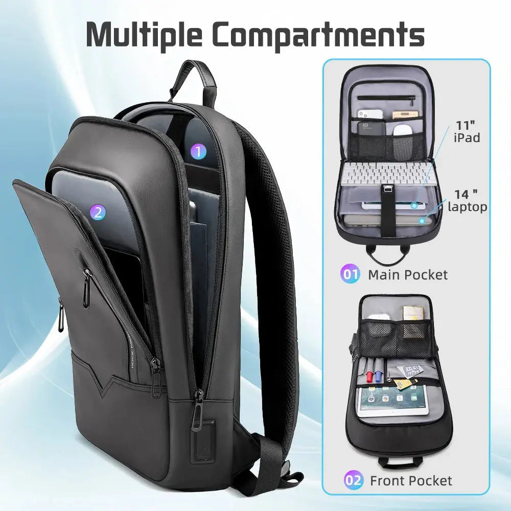 Sac à dos pour pc portable Le voyageur pratik