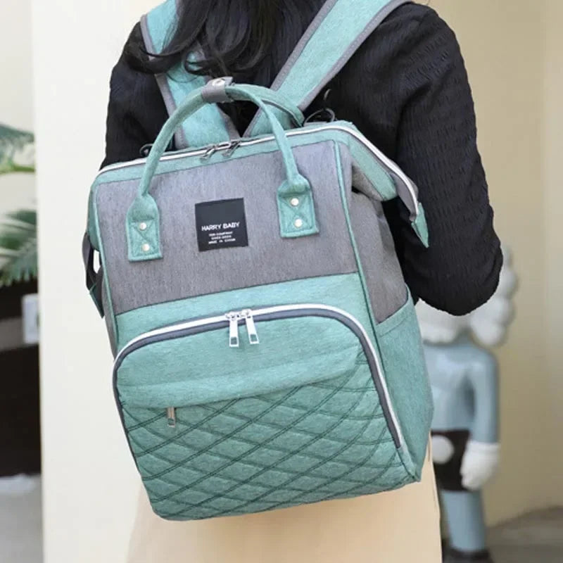 Mommy Diaper Bags Baby Stroller Hanging Bag Mother Large Capacity Nappy Backpacks with Changing Mat Convenient Baby Nursing Bags Le voyageur pratik