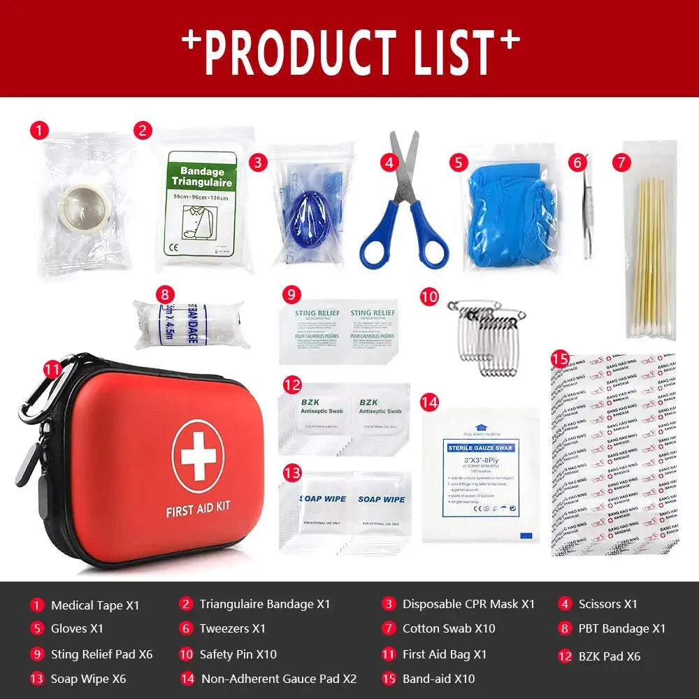 Trousse premier soin complète Le voyageur pratik